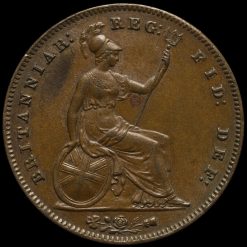 Obverse: Victoria 1854 Penny