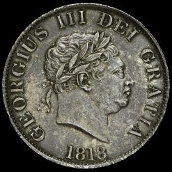 Reverse: George III 1818 Half Crown