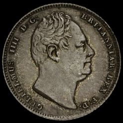 Reverse: William IV 1835 Sixpence