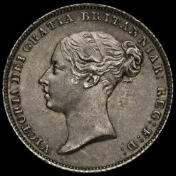 Reverse: Victoria 1853 Sixpence