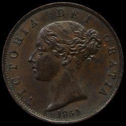 Reverse: Victoria 1854 Half Penny