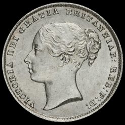 Reverse: Victoria 1865 Shilling