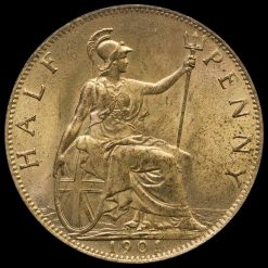 Obverse: Victoria 1901 Half Penny