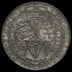 Obverse: Victoria 1900 Florin