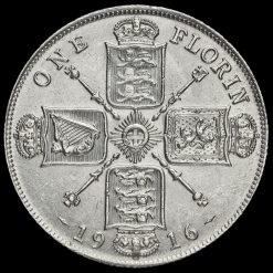 Obverse: George V 1916 Florin