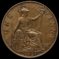 Obverse: George V 1921 Penny