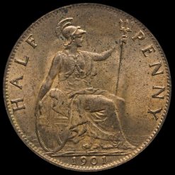 Obverse: Victoria 1901 Half Penny