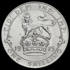 Obverse: George V 1915 Shilling