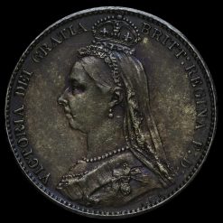 Reverse: Victoria 1887 Sixpence