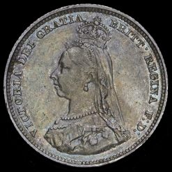 Reverse: Victoria 1887 Shilling