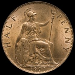 Obverse: Victoria 1901 Half Penny