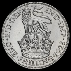 Obverse: George V 1928 Shilling