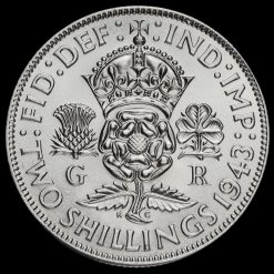 Obverse: George VI 1943 Florin