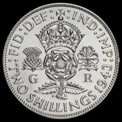 Obverse: George VI 1943 Florin