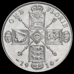 Obverse: George V 1914 Florin