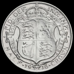 Obverse: George V 1916 Half Crown