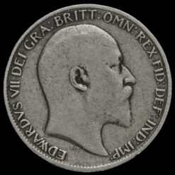 Reverse: Edward VII 1904 Sixpence