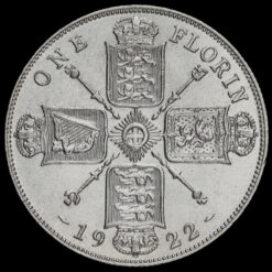 Obverse: George V 1922 Florin