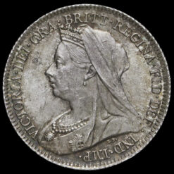 Reverse: Victoria 1899 Sixpence