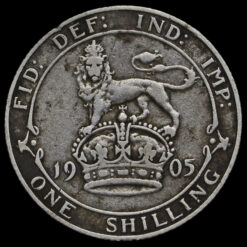 Obverse: Edward VII 1905 Shilling