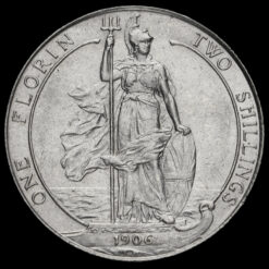 Obverse: Edward VII 1906 Florin