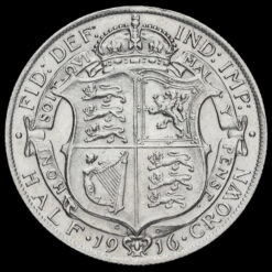 Obverse: George V 1916 Half Crown