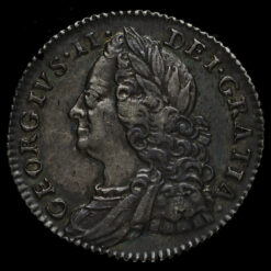 Reverse: George II 1757 Sixpence