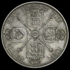 Obverse: Victoria 1887 Florin mdccclxxxvii