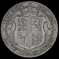 Obverse: Edward VII 1908 Half Crown