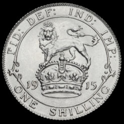 Obverse: George V 1915 Shilling