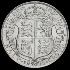 Obverse: George V 1917 Half Crown