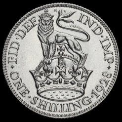 Obverse: George V 1928 Shilling