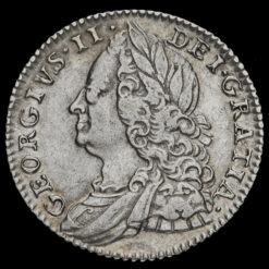 Reverse: George II 1757 Sixpence