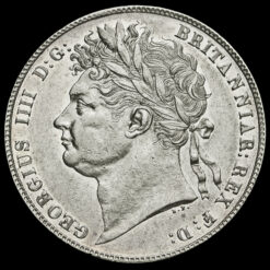 Reverse: George IV 1821 Half Crown