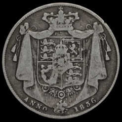 Obverse: William IV 1836 Half Crown