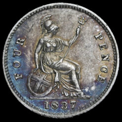 Obverse: William IV 1837 Groat