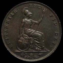 Obverse: Victoria 1841 Farthing