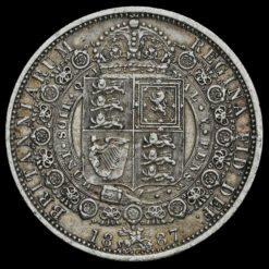 Obverse: Victoria 1887 Half Crown