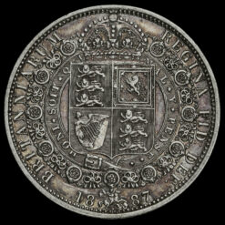 Obverse: Victoria 1887 Half Crown