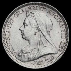 Reverse: Victoria 1893 Sixpence