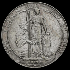 Obverse: Edward VII 1910 Florin