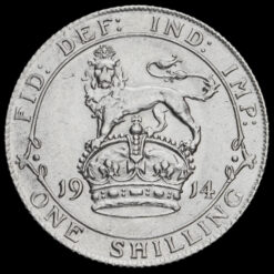 Obverse: George V 1914 Shilling