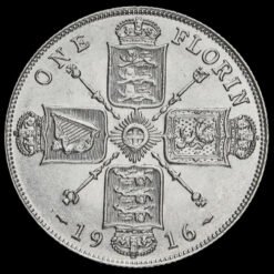 Obverse: George V 1916 Florin