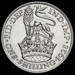 Obverse: George V 1928 Shilling