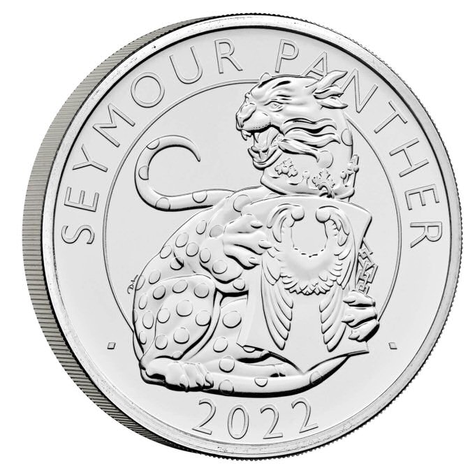 Reverse: Elizabeth II 2022 £5 The Seymour Panther