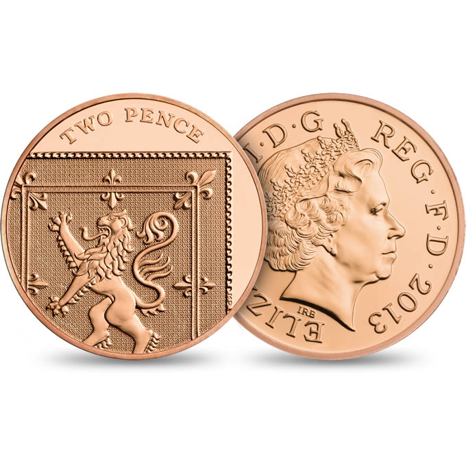 2013 2p Coins