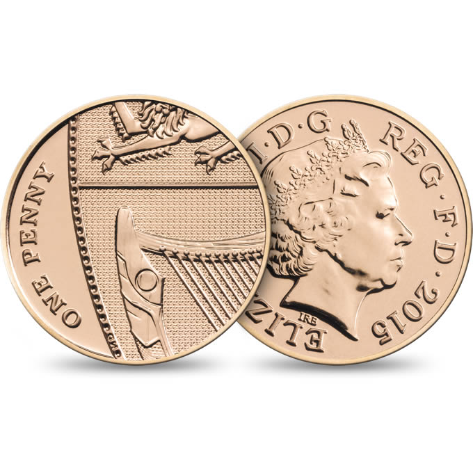 2015 1p Coins