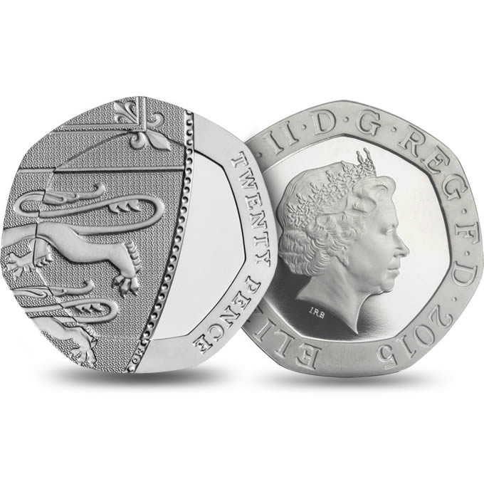2015 20p Coins