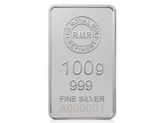 100g Silver Bar Minted