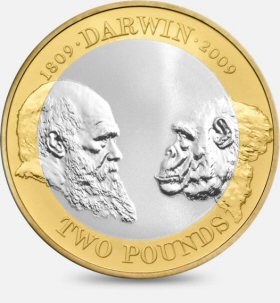 Charles Darwin £2 is worth £2.92